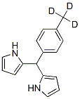 1H-Pyrrole,  2,2-[[4-(methyl-d3)phenyl]methylene]bis- Struktur