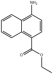 4-氨基-1-萘酸乙酯,95092-84-5,结构式