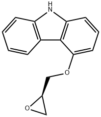 (R)-(-)-4-(2,3-EPOXYPROPOXY)CARBAZOLE 化学構造式