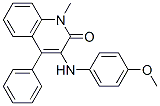 2(1H)-Quinolinone,  3-[(4-methoxyphenyl)amino]-1-methyl-4-phenyl- Structure