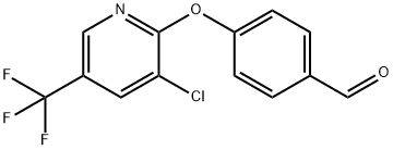 4-{[3-chloro-5-(trifluoromethyl)-2-pyridinyl]oxy}benzenecarbaldehyde Structure