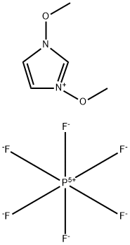 1,3-二甲氧基咪唑六氟磷酸盐, 951020-81-8, 结构式