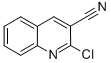 2-CHLORO-3-CYANOQUINOLINE Structure