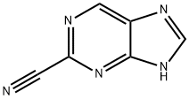 1H-Purine-2-carbonitrile (9CI) 化学構造式