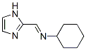 Cyclohexanamine,  N-(1H-imidazol-2-ylmethylene)-|