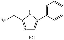 (5-苯基-1H-咪唑-2-基)甲胺二盐酸盐,951342-91-9,结构式