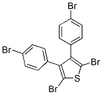 2,5-DIBROMO-3,4-BIS-(4-BROMO-PHENYL)-THIOPHENE Struktur