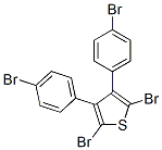 2,5-DIBROMO-3,4-BIS-(4-BROMO-PHENYL)-THIOPHENE 结构式