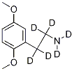 2,5-DiMethoxyphenethylaMine-d6 Structure