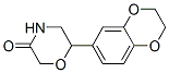 3-Morpholinone,  6-(2,3-dihydro-1,4-benzodioxin-6-yl)- 结构式