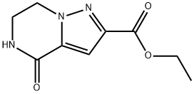 PYRAZOLO[1,5-A]PYRAZINE-2-CARBOXYLIC ACID, 4,5,6,7-TETRAHYDRO-4-OXO-, ETHYL ESTER Struktur