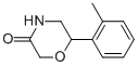 6-O-TOLYL-MORPHOLIN-3-ONE 化学構造式