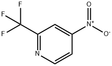 4-NITRO-2-(TRIFLUOROMETHYL) PYRIDINE 化学構造式