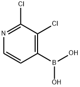 2,3-dichloro-4-pyridineboronic acid Struktur