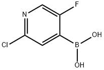 2-CHLORO-5-FLUOROPYRIDINE-4-BORONIC ACID price.