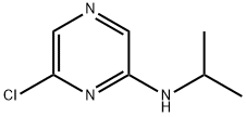 6-クロロ-N-イソプロピルピラジン-2-アミン 化学構造式