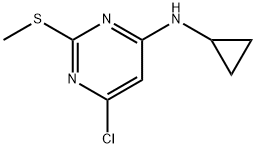 951884-05-2 6-氯-N-环丙基-2-(甲硫基)-4-嘧啶胺