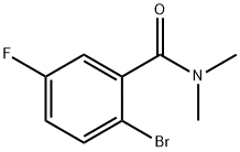 2-Bromo-5-fluoro-N,N-dimethylbenzamide Structure