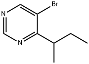 5-Bromo-4-sec-butylpyrimidine Structure