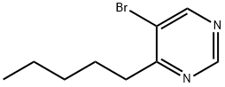 5-Bromo-4-pentylpyrimidine Structure