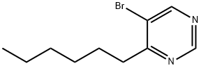 5-Bromo-4-hexylpyrimidine Structure