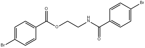 2-(4-Bromobenzoyloxy)ethyl 4-bromobenzamide Struktur