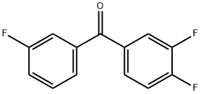 3,3',4-Trifluorobenzophenone Structure
