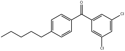 951887-77-7 3,5-Dichloro-4'-n-pentylbenzophenone