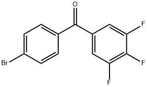 4-Bromo-3',4',5'-trifluorobenzophenone Structure