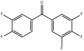 3,4-Difluoro-3',4',5'-trifluorobenzophenone,951888-57-6,结构式