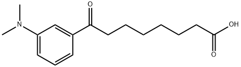 8-[3-(N,N-Dimethylamino)phenyl]-8-oxooctanoic acid Structure