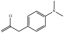 2-Chloro-3-[(4-N,N-dimethylamino)phenyl]-1-propene Structure