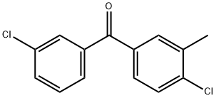 3,4'-Dichloro-3'-methylbenzophenone Structure