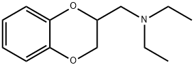 N,N-ジエチル-2,3-ジヒドロ-1,4-ベンゾジオキシン-2-メタンアミン 化学構造式