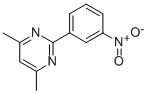 4,6-DIMETHYL-2-(3-NITROPHENYL)PYRIMIDINE Structure