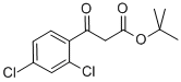 BETA-OXO-2,4-DICHLORO-BENZENEPROPANOIC ACID 1,1-DIMETHYLETHYL ESTER,952019-71-5,结构式
