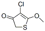 3(2H)-Thiophenone,  4-chloro-5-methoxy- Struktur