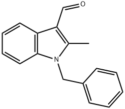 1-苄基-2-甲基-1H-吲哚-3-甲醛, 95202-45-2, 结构式