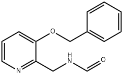 N-[(3-苄氧基吡啶基-2-基)甲基]甲酰胺 结构式