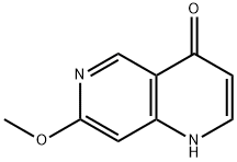7-METHOXY-1H-1,6-NAPHTHYRIDIN-4-ONE 结构式