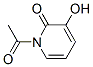 2(1H)-Pyridinone, 1-acetyl-3-hydroxy- (9CI) 化学構造式