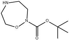 tert-butyl 1,2,5-oxadiazepane-2-carboxylate Structure