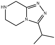 5,6,7,8-TETRAHYDRO-3-ISOPROPYL-[1,2,4]TRIAZOLO[4,3-A]PYRAZINE Struktur