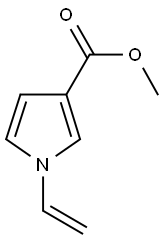 METHYL 1-VINYL-1H-PYRROLE-3-CARBOXYLATE 化学構造式