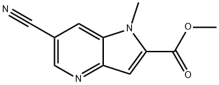 METHYL 6-CYANO-1-METHYL-1H-PYRROLO[3,2-B]PYRIDINE-2-CARBOXYLATE