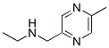 2-Pyrazinemethanamine,  N-ethyl-5-methyl- 化学構造式