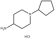 1-Cyclopentylpiperidin-4-aMine dihydrochloride Structure