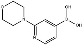 2-Morpholinopyridin-4-ylboronic acid Struktur