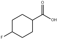 4-フルオロシクロヘキサンカルボン酸 化学構造式