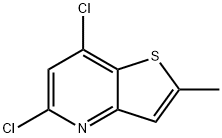 5,7-DICHLORO-2-METHYLTHIENO[3,2-B]PYRIDINE Structure